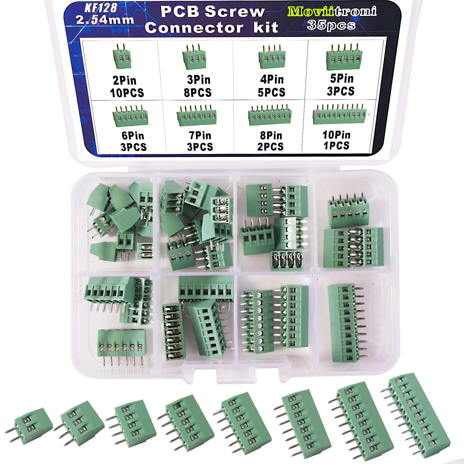 PCB  ͹̳  Ŀ  ŰƮ, ̾ KF128-2.54, 2 -10 , 35 
